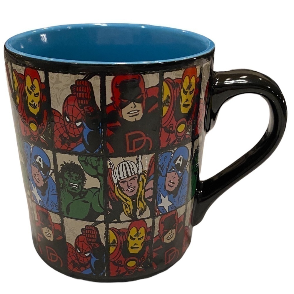 Marvel Comics Heroes Classic Retro Art Look Ceramic Coffee Tea Mug 14 Oz.